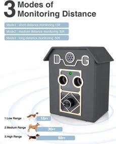 img 3 attached to 🐶 Kaiertcat Anti Barking Device - Sonic Bark Control & Deterrent with Adjustable Level - Stops Dog Barking Up to 50 Ft. Range, Safe for Dogs