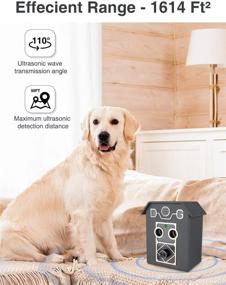 img 1 attached to 🐶 Kaiertcat Anti Barking Device - Sonic Bark Control & Deterrent with Adjustable Level - Stops Dog Barking Up to 50 Ft. Range, Safe for Dogs