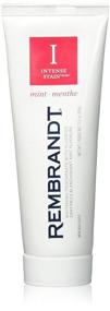 img 2 attached to 🦷 Rembrandt Intense Stain Mint Toothpaste - Pack of 3, 3.52 oz Tubes