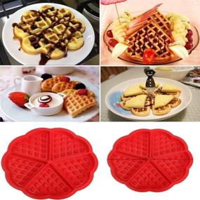 img 3 attached to Waffle Family Silicone Microwave Baking