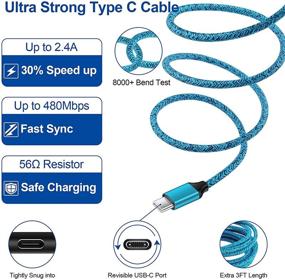 img 3 attached to Power Up Your Devices on the Go with Dual USB C Car Charger and 🔌 3FT USB C Cable for Samsung Galaxy S21+ S20 Plus Ultra FE A51 A71 5G and More