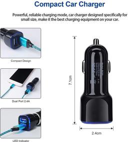 img 2 attached to Power Up Your Devices on the Go with Dual USB C Car Charger and 🔌 3FT USB C Cable for Samsung Galaxy S21+ S20 Plus Ultra FE A51 A71 5G and More