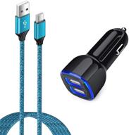 power up your devices on the go with dual usb c car charger and 🔌 3ft usb c cable for samsung galaxy s21+ s20 plus ultra fe a51 a71 5g and more logo