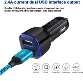 img 1 attached to Power Up Your Devices on the Go with Dual USB C Car Charger and 🔌 3FT USB C Cable for Samsung Galaxy S21+ S20 Plus Ultra FE A51 A71 5G and More