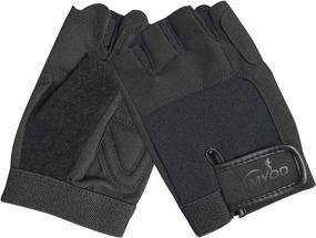 img 3 attached to Optimized Fingerless Bike Gloves: Half Finger Cycling Gloves for Men and Women with Shock-Absorbing Technology and Anti-Slip Palm Patch