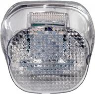 chrome clear lens oz-usa tail brake led light: upgrade your harley davidson motorcycle stop lamp logo