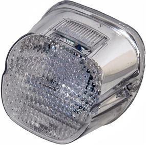 img 2 attached to Chrome Clear Lens OZ-USA Tail Brake LED Light: Upgrade your Harley Davidson Motorcycle Stop Lamp