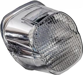 img 3 attached to Chrome Clear Lens OZ-USA Tail Brake LED Light: Upgrade your Harley Davidson Motorcycle Stop Lamp