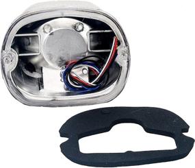 img 1 attached to Chrome Clear Lens OZ-USA Tail Brake LED Light: Upgrade your Harley Davidson Motorcycle Stop Lamp