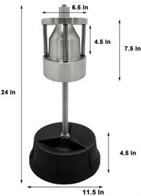 img 2 attached to 🔧 POWERWORKS Портативный балансировщик колесных дисков со всплывающими пузырьками - Статическая балансировочная машина для автомобилей, грузовиков - Балансировщик сменщик, колесный балансировщик