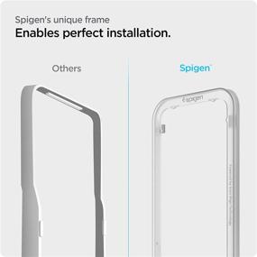 img 1 attached to Защитное стекло Spigen Tempered Glass для iPhone 13 Pro Max - полноэкранная защита [Glas.tR AlignMaster] - 2 штуки