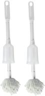 fuller brush soft toilet bowl swab - gentle, scratch-free bowl mop - 18 ½” overall length - 2 pack logo