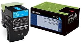 img 3 attached to 💙 High-Quality Lexmark 70C10C0 Cyan Return Program Toner for Exceptional Printing Performance