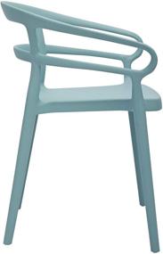 img 2 attached to Набор столовых стульев Amazon Basics Premium из пластиковой мебели для обеденной комнаты.