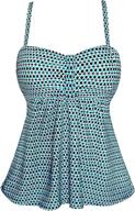 👙 gabrielle aug vintage blue swimsuit sky: stylish women's clothing in swimsuits & cover ups logo