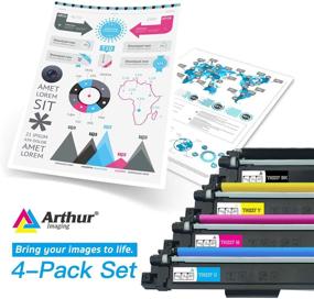 img 3 attached to 🖨️ Arthur Imaging Compatible Toner Cartridge Set for Brother TN227 TN227bk TN 227 TN223 - Compatible with Hl-L3210CW Hl-L3230CDW Hl-L3270CDW Hl-L3290CDW Mfc-L3710CW Mfc-L3750CDW L3770CDW - 4 Pack