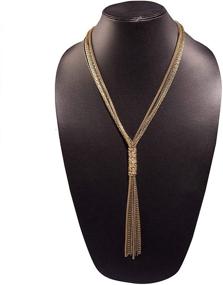 img 2 attached to 💎 Enhance Your Style with RICHERA Metal Chains: A Must-Have Necklace for Women and Girls