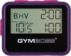 img 3 attached to 🕖 Gymboss Interval Timer and Stopwatch - Metallic Gloss Violet/Pink