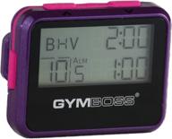 🕖 gymboss interval timer and stopwatch - metallic gloss violet/pink логотип