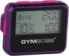 img 4 attached to 🕖 Gymboss Interval Timer and Stopwatch - Metallic Gloss Violet/Pink