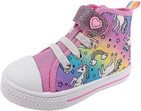 img 3 attached to Rainbow Daze Toddler Sneaker Dinosaurs