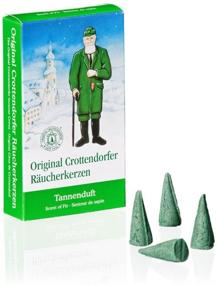 img 1 attached to Crottendorfer Incense Candle, Fir Tree Fragrance - 24-Pack Scented Candles for a Festive Atmosphere