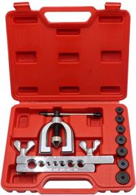 img 4 attached to 🛠️ YOTOO Brake Line Flaring Tool Kit for Copper, Aluminum, Soft Steel Brake Line and Brass Tubing - Double Flaring Tools Included