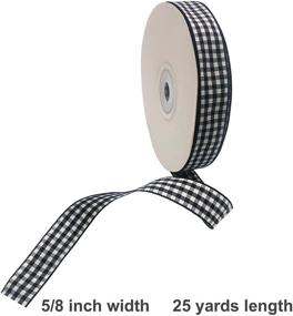 img 2 attached to Gingham Accessories Valentines Wrapping Polyester