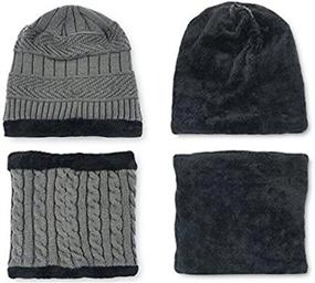 img 3 attached to 🧢 Warm and Trendy: ZZLAY Winter Thick Beanie Slouchy Boys' Accessories for Hats & Caps