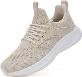 img 4 attached to 👟 KPP Women's Athletic Walking Shoes - Running Tennis Shoes Jogging Workout Lightweight Breathable Slip-on Sneakers for Indoor Outdoor Gym Travel Work