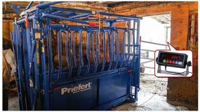 img 2 attached to 15,000LBS/0.1 NTEP Legal for Trade Livestock Cattle Squeeze Chute Scale Kit - Ideal for Pigs, Goats, Sheep