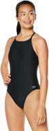 speedo womens swimsuit endurance chronos sports & fitness logo