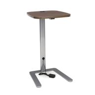 🪑 modern walnut accent table with usb grommet - ofm model acctab logo