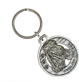 img 4 attached to 🐶 Exquisite English Spaniel Pewter Keychain D074KC - Perfect for Dog Enthusiasts!