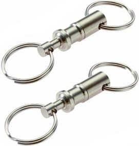 img 2 attached to Wowlife Holder Detachable Pull Apart Keychains: Unparalleled Convenience and Security