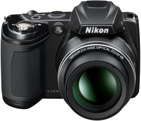 img 1 attached to 📷 High-Quality Nikon Coolpix L310 14.1MP Digital Camera - BLACK with Powerful 21x Optical Zoom