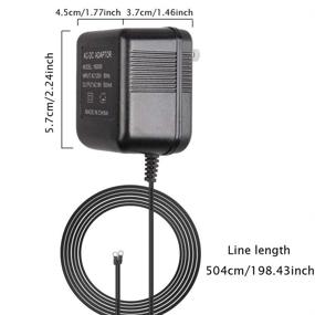 img 1 attached to Premium 18V Doorbell Power Supply Adapter for Ring Video Doorbell Pro 2 - 500mA Transformer with 16ft Cord