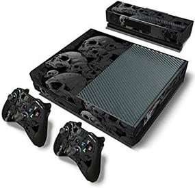 img 4 attached to 🎮 DAPANZ Skull Skin Sticker Vinyl Decal Cover for Xbox One Console Kinect + 2 Controllers