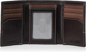 img 1 attached to 👝 Stylish Timberland Canvas Leather Trifold Wallet - Durable and Functional