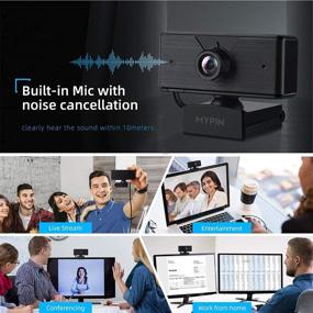 img 2 attached to 🎥 1080P Webcam with Built-in Mic & Tripod Stand for PC Laptop Desktop, USB Camera for Live Streaming/Video Calling/Recording/Conferencing – Compatible with Windows/Mac OS