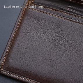 img 2 attached to Wallet Leather Blocking Wallets Removable