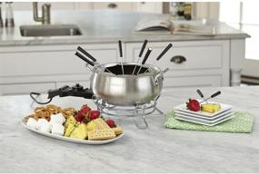 img 2 attached to 🍲 Cuisinart CFO-3SS Electric Fondue Maker, Brushed Stainless Steel - Convenient & Stylish Fondue Pot for Delightful Dining Experience
