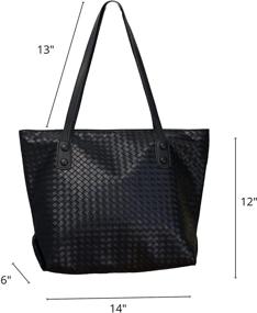 img 1 attached to 👜 Bella Women's Large Shoulder Handbag: Stylish Handbags & Wallets for Shoulder Bags