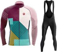 🚴 gcrfl winter thermal fleece cycling jersey and bib pants set - long sleeve cycling clothing for men logo