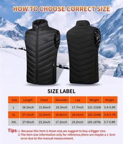 img 3 attached to 🔥 Stay Warm and Relaxed with MOSILA Upgraded 13 Heating Zones Heated Vest for Men - Neck Massager Included - XL Size