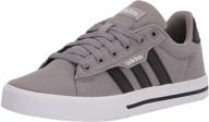 👟 adidas boys' daily skate sneakers in black and white for enhanced seo logo