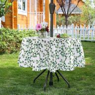 🌼 spring zippered outdoor tablecloth with umbrella cover logo