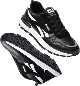 img 4 attached to Wuyaraymia Basketball Casual Sneakers: The Ultimate Men's Athletic Shoes for Running and Sports