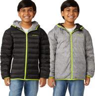 stylish and practical: eddie bauer boys' reversible jacket at boys' clothing logo