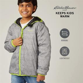 img 2 attached to Stylish and Practical: Eddie Bauer Boys' Reversible Jacket at Boys' Clothing